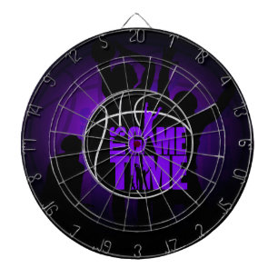 Cible De Fléchettes C'est l'heure du jeu - violet