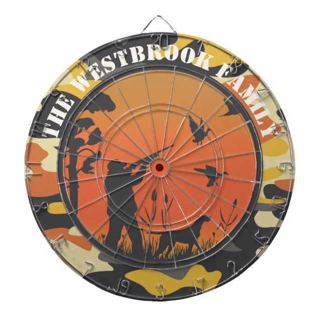 Cible De Fléchettes Chasseur de canard et Camo (Devant)