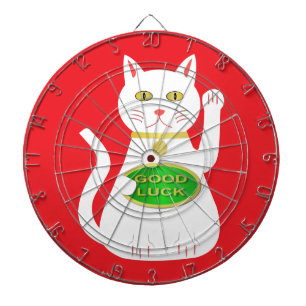 Cible De Fléchettes Chat Oriental Lucky