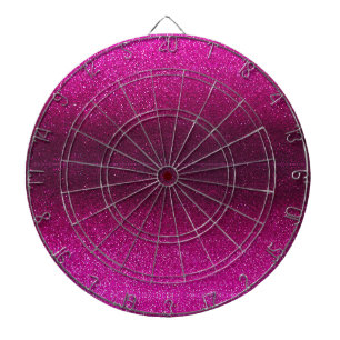 Cible De Fléchettes Chaud rose noir Parties scintillant Ombre élégant 
