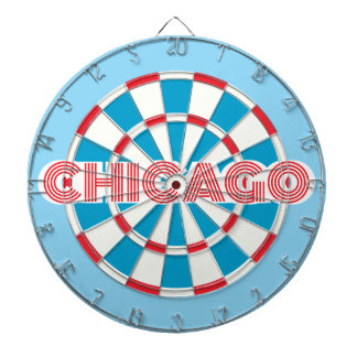 Cible De Fléchettes CHICAGO Fierté de Chitown
