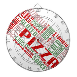 Cible De Fléchettes chitChat à la pizza