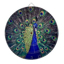 Cible De Fléchettes Cobalt Blue Peacock