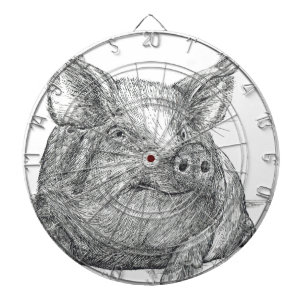 Cible De Fléchettes Cochon