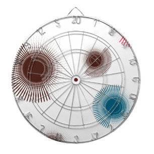 Cible De Fléchettes Coloré, cool, tendance urbain brush cercles