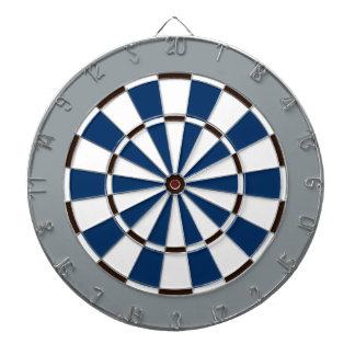 Cible de flechettes colorée aux couleurs de Dallas