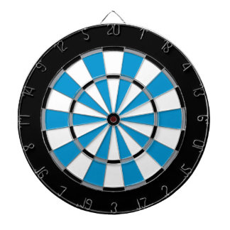 Cible de flechettes colorée dans des couleurs de