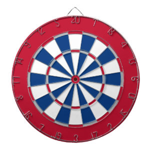 Cible de flechettes colorée dans des couleurs de