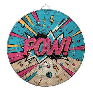 Cible De Fléchettes Comic Pow