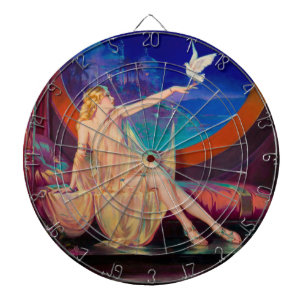 Cible De Fléchettes Concubine de Sultana le sultan arabe 1925