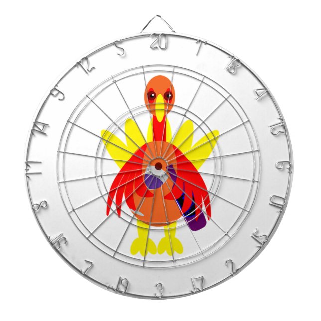 Cible De Fléchettes Consommation de vin de thanksgiving Turquie (Devant)