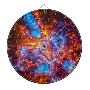 Cible De Fléchettes Cosmos colorés