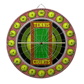 Cible De Fléchettes Courts De Tennis 20 Chaussures