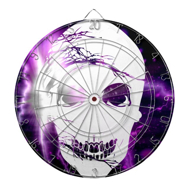 Cible De Fléchettes Crâne d'Imaginaire #3 (Devant)