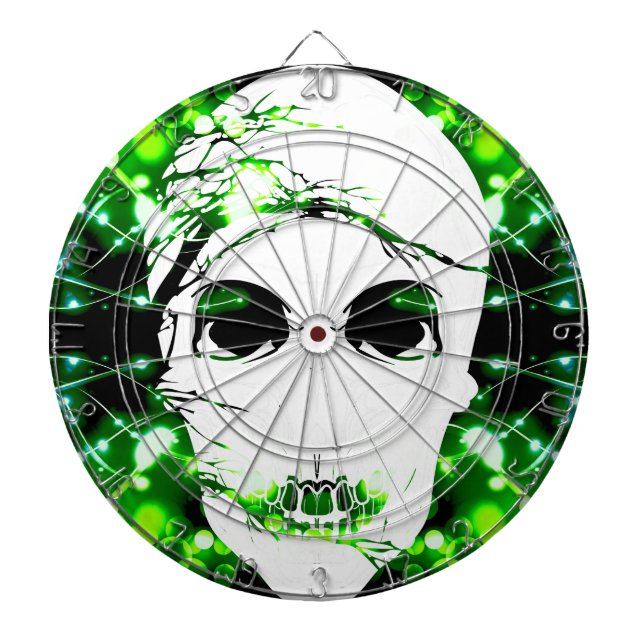 Cible De Fléchettes Crâne d'Imaginaire #8 (Devant)