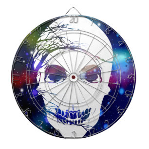 Cible De Fléchettes Crâne Imaginaire