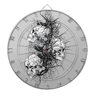 Cible De Fléchettes Crâne Imaginaire