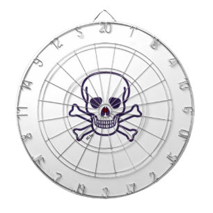 Cible De Fléchettes Crânes n Bones tableau blanc