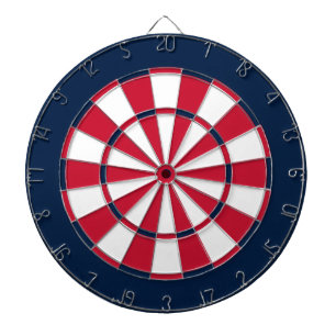 Cible de flechettes dans des couleurs d'hockey de