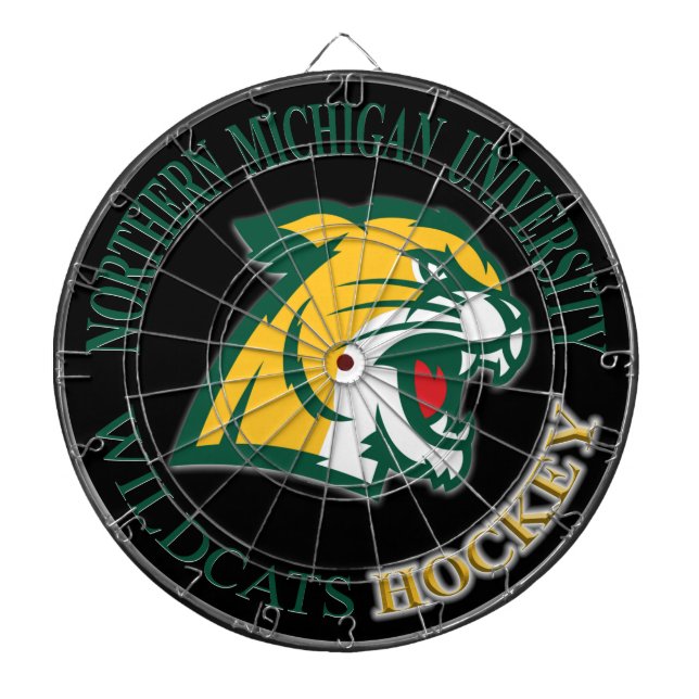 Cible De Fléchettes Dartboard de hockey de l'Université du Michigan No (Devant)