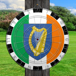 Cible De Fléchettes Dartboard d'Irlande & Drapeau irlandais fléchettes