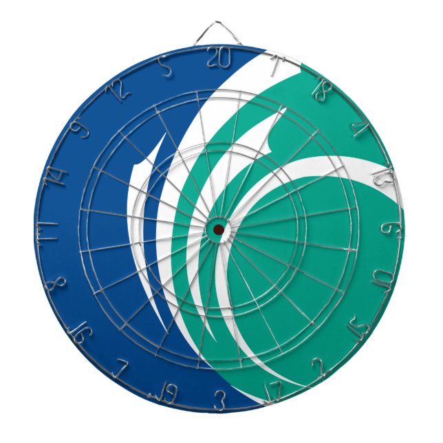 Cible De Fléchettes Dartboard with Flag of Ottawa, Canada (Devant)