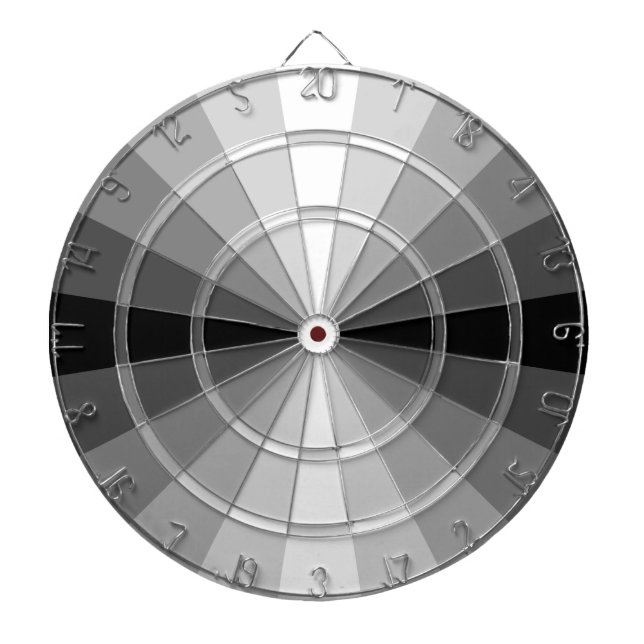 Cible de flechettes de noir d'illusion optique (Devant)