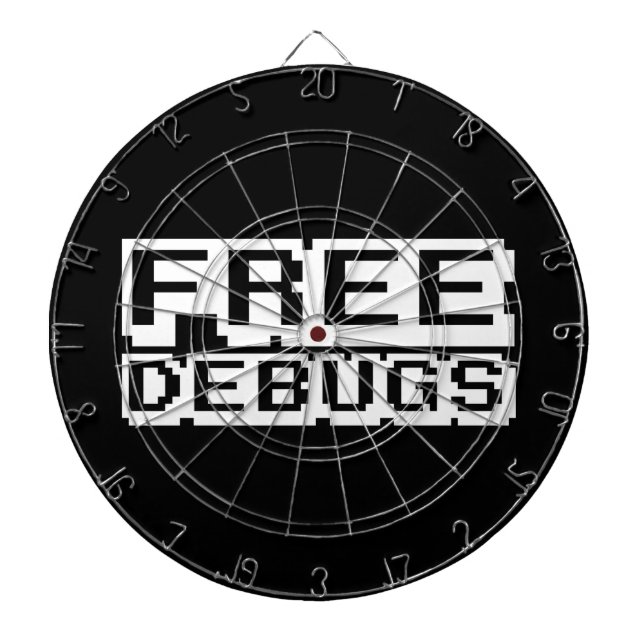 CIBLE DE FLÉCHETTES DEBUGS GRATUITS (Devant)