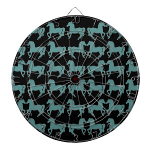 Cible de flechettes des chevaux