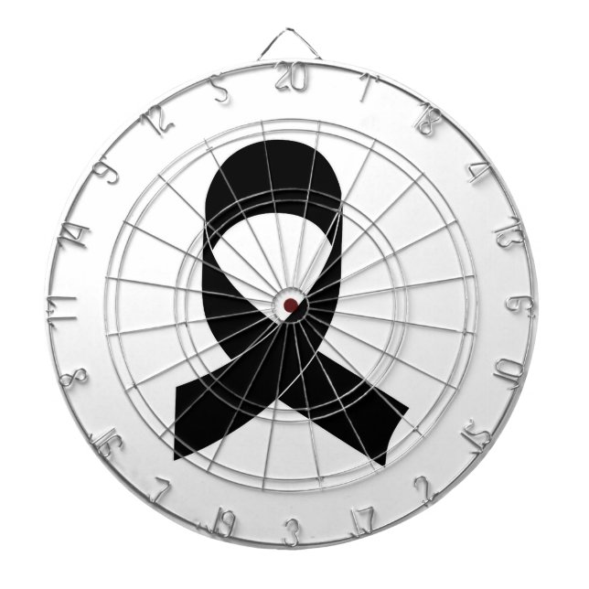 Cible De Fléchettes Dessin de ruban noir (Devant)