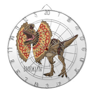 Cible De Fléchettes Dilophosaurus dessin animé
