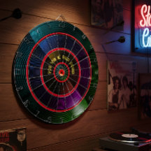Disque Vinyle Rétro - Tableau de Fléchettes pour S