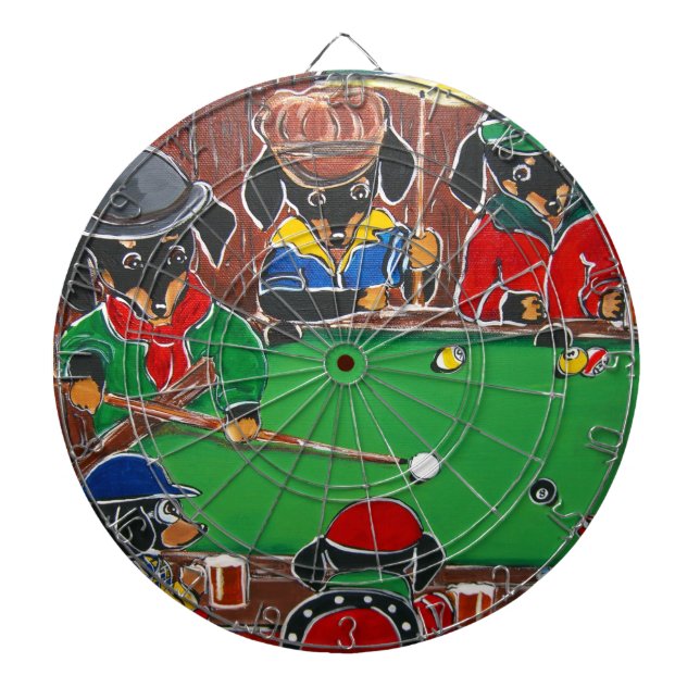 CIBLE DE FLÉCHETTES DOXIE BILLIARDS (Devant)