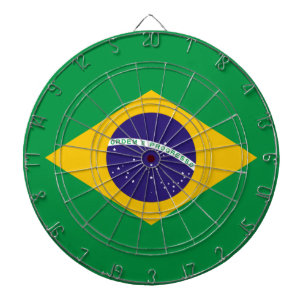 Cible De Fléchettes Drapeau brésilien