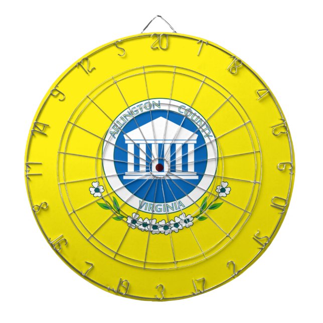 Cible De Fléchettes Drapeau d'Arlington (Virginie) (Devant)