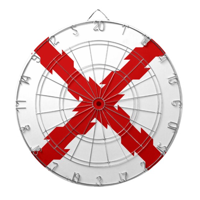 Cible De Fléchettes Drapeau de Bourgogne (Devant)