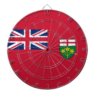 Cible De Fléchettes drapeau de l'Ontario