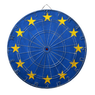 Cible De Fléchettes Drapeau de l'Union européenne (UE) (Europe)