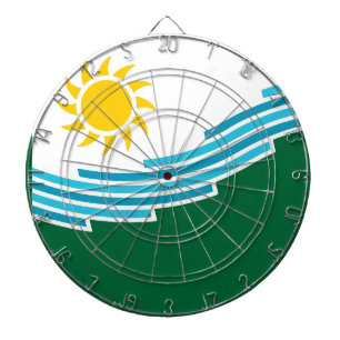 Cible De Fléchettes Drapeau de Spokane, Washington