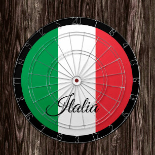 Cible De Fléchettes Drapeau italien Dartboard & fléchettes Italie / je