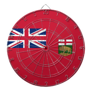 Cible De Fléchettes Drapeau Manitoba