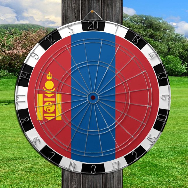 Cible De Fléchettes Drapeau mongol, tableau de jeu, Drapeau mongol (Créateur téléchargé)