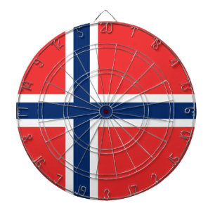 Cible De Fléchettes Drapeau norvégien (Norvège)