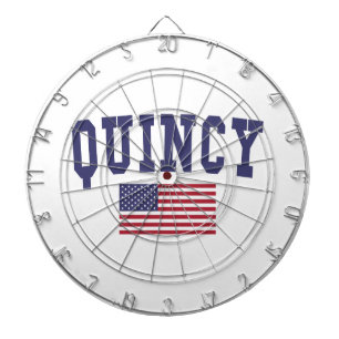 Cible De Fléchettes Drapeau Quincy IL US