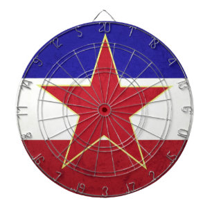 Cible De Fléchettes Drapeau Yougoslavie