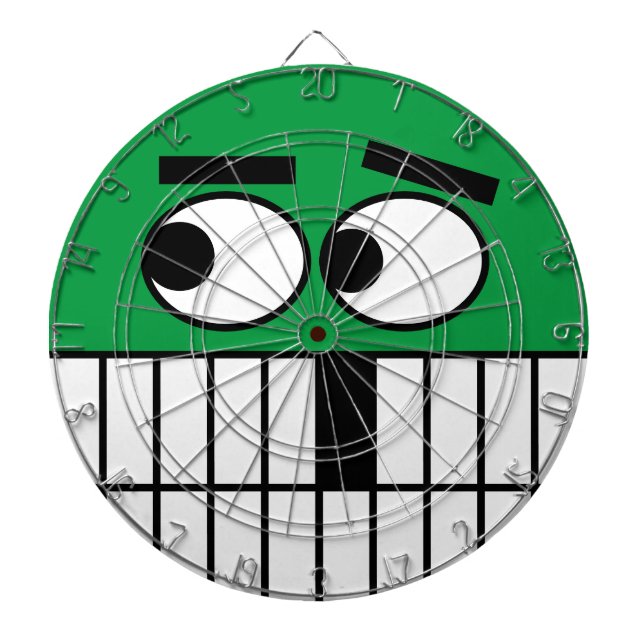 Cible De Fléchettes Drôle dessin animé jeu de tableau de bord (couleur (Devant)