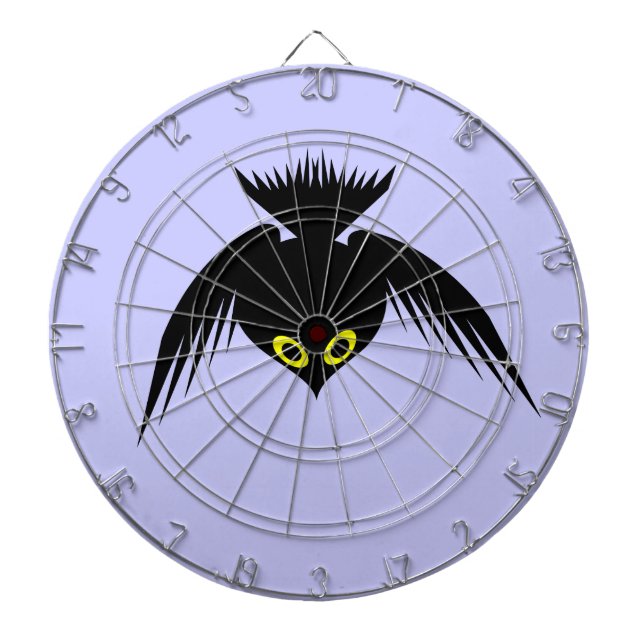 Cible de flechettes du corbeau (Devant)