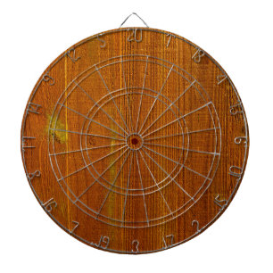 Cible de flechettes du panneau de clôture en bois