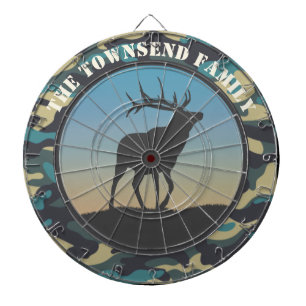 Cible De Fléchettes Elk et Camo