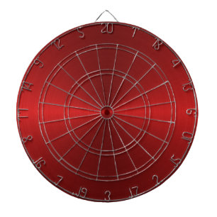 Cible de flechettes en acier rouge